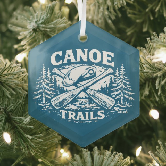 Canoe Trails Hex Ornament 2026 (Insitu)