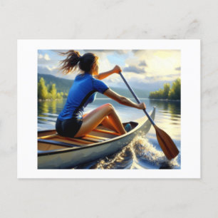 Canoe Trip,  Postcard