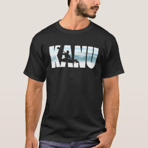Canoe Vintage Waves Water Sports T-Shirt