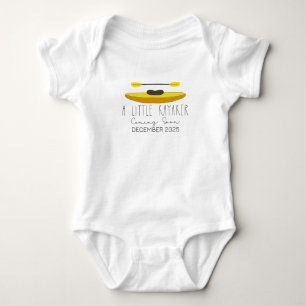 Canoeing Baby Little Kayaker Is Coming Soon Canoe Bodysuit
