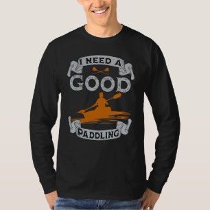 Canoeing Canoe Paddling Kayak Lake Paddler Rowing T-Shirt