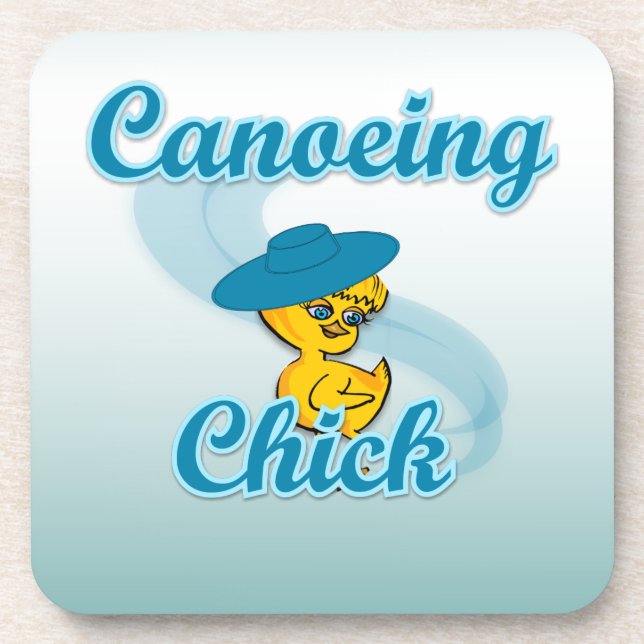 Canoeing  Chick #3 Coaster (Front)