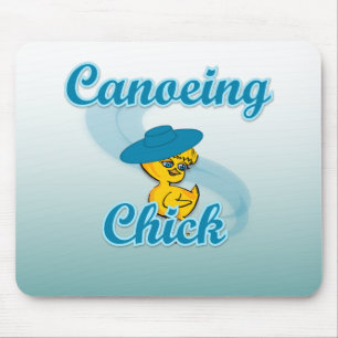 Canoeing Chick #3 Mouse Pad