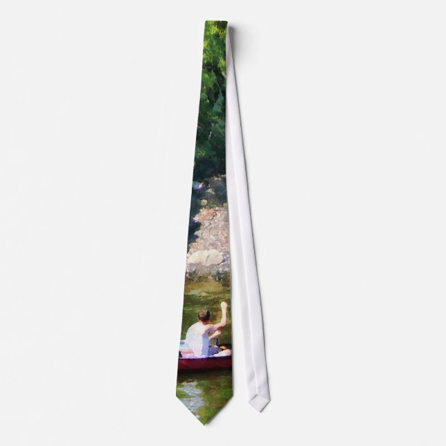 Canoeing in Paterson NJ Tie (Front)