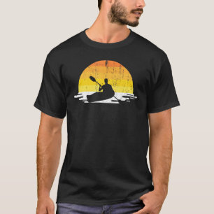 Canoeing Paddlling Kayak Outdoor Kayaker Sunset Ka T-Shirt