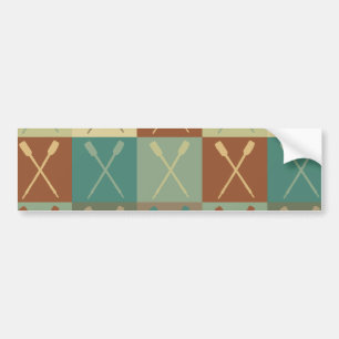 Canoeing Pop Art Bumper Sticker
