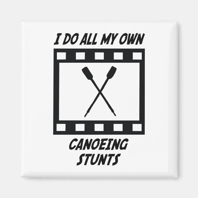 Canoeing Stunts Magnet (Front)