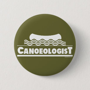 Canoeologist 6 Cm Round Badge