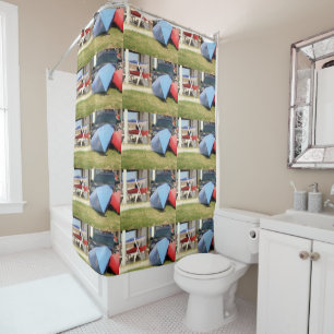 Canoes And Kayaks by Shirley Taylor Shower Curtain