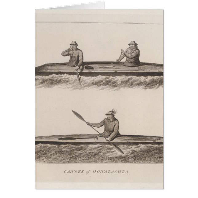 Canoes, Oonalashka, Alaska (Front)