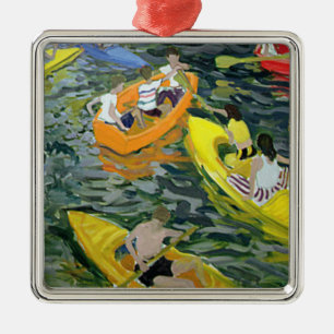 Canoes Wickstead Park Metal Ornament
