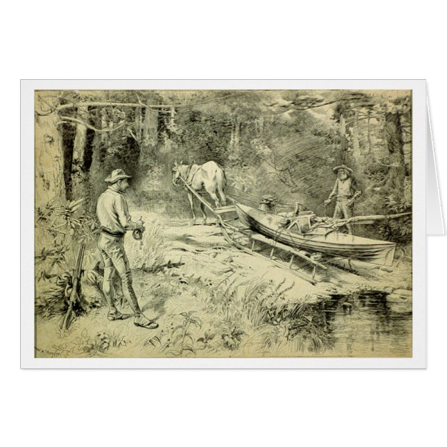 Canoing in the North Woods (Front Horizontal)