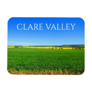 canola fields clare valley magnet