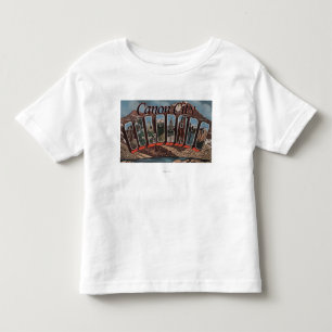 Canon City, Colorado - Large Letter Scenes Toddler T-Shirt
