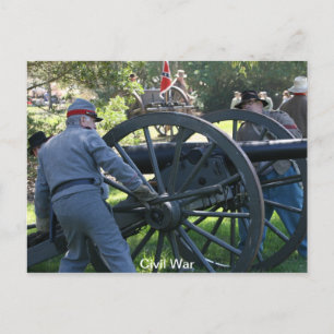 Canon Firing Postcard