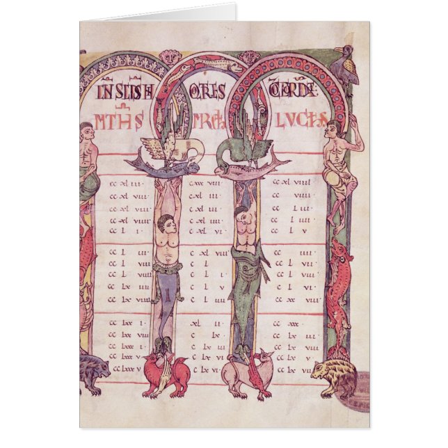 Canon tables of the Evangelists (Front)