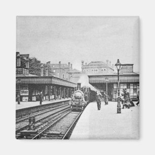 Canonbury Station, Islington, c.1905 Magnet