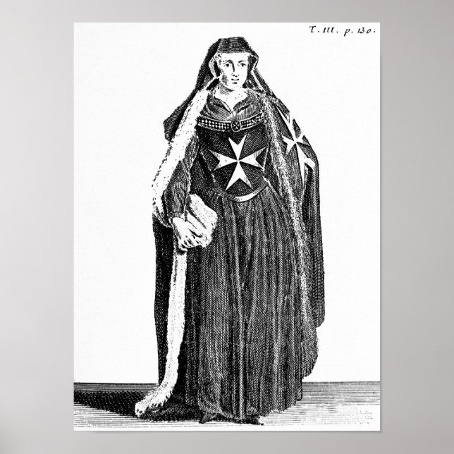 Canoness of the Order of St. John of Jerusalem Poster (Front)