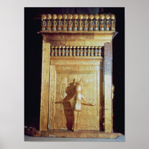 Canopic chest in the form of a shrine set poster