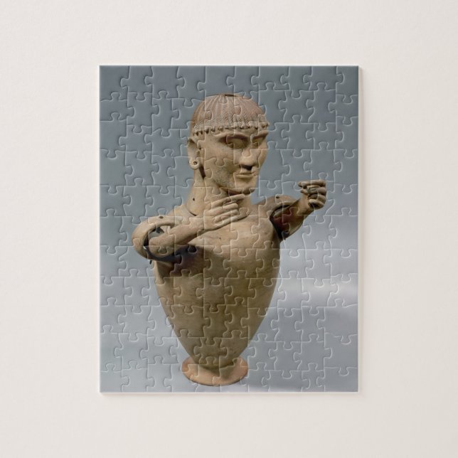 Canopic jar with moveable arms (clay) jigsaw puzzle (Vertical)