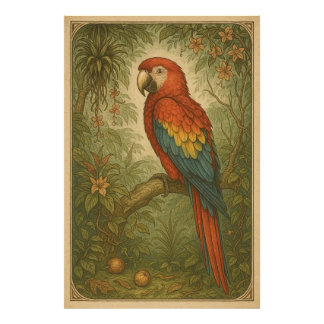 Canopy Sentinel – The Scarlet Macaw Photo Print