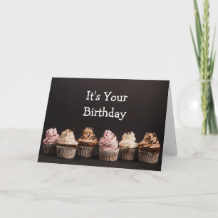 Can't be Sad Cupcake Birthday Age Humour Card