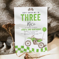 Can't Catch Me Dirt Bike Boy 3rd Birthday Party