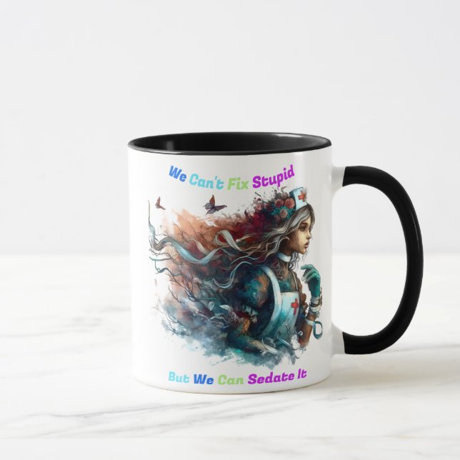 Can't Fix Stupid: Elegant Elegance Mug (Right)