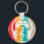 Cant Hear You Im Gaming Key Ring<br><div class="desc">A stylish keychain featuring a vintage classic car design. A perfect accessory for car lovers and collectors. Great for everyday use or as a small and thoughtful gift for classic car enthusiasts.</div>