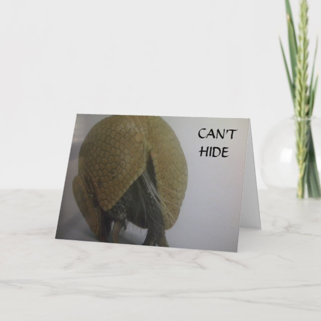 CAN'T HIDE MISSING YOU THANKSGIVING HOLIDAY CARD (Front)