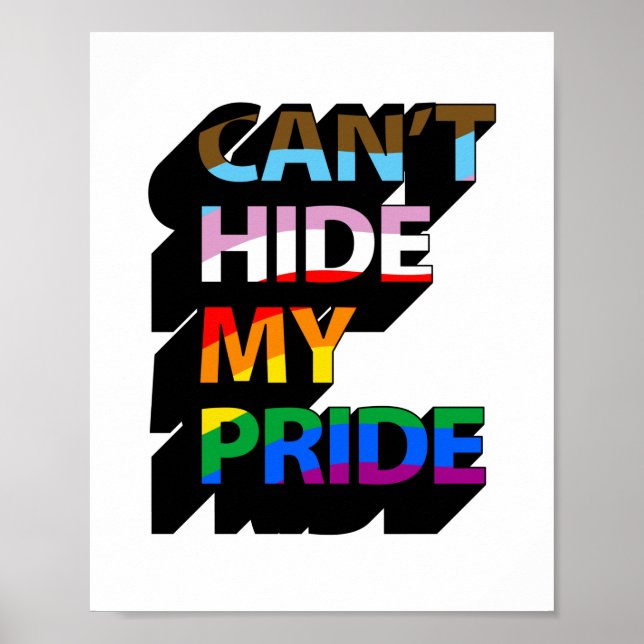 Can't Hide My Pride 3D Poster (Front)