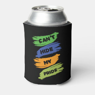 Can't Hide My Pride LGBTQ Gay Pride Can Cooler