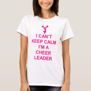 Can't Keep Calm Cheerleader funny t-shirt