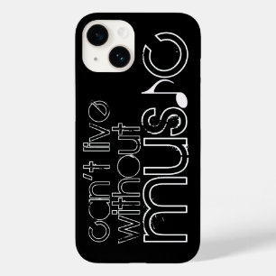 can't live without music Case-Mate iPhone 14 case