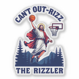 Can't Out-Rizz the Rizzler Jesus Basketball