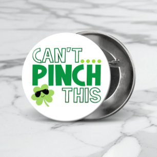 Can't Pinch This Cool Irish Clover 7.5 Cm Round Badge