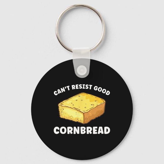 Can't Resist Good Cornbread Funny  Key Ring (Front)