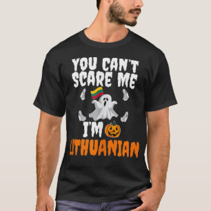 Can't Scare Me I'm Lithuanian Halloween Lithuania T-Shirt