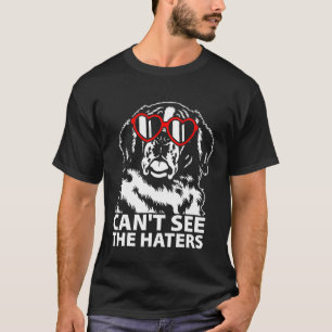 Cant See The Haters St Bernard With Glasses T-Shirt