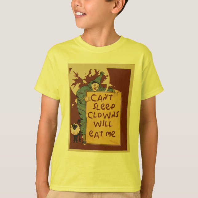 Can't Sleep Clowns Will Eat Me T-Shirt (Front)