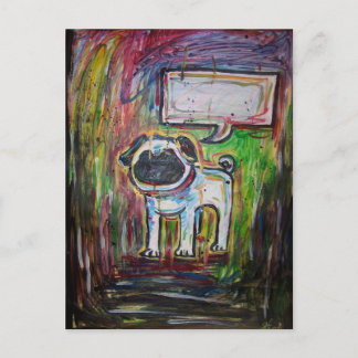 Can't Speak Post Card