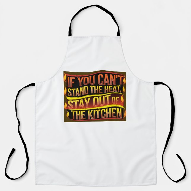 Can't Stand the Heat Apron - Bold & Fierce  (Front)