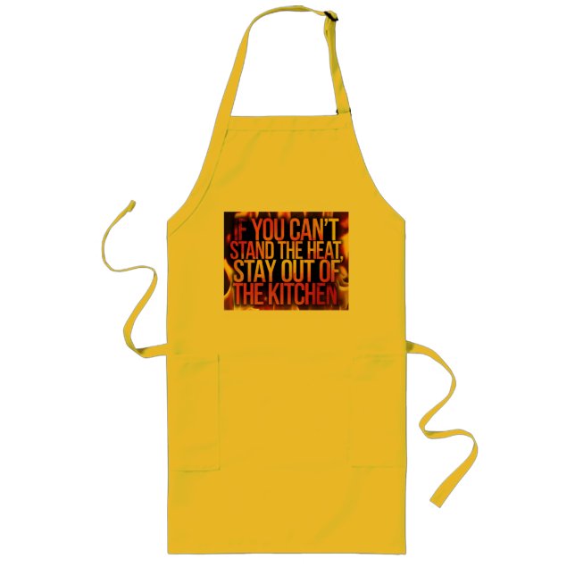 Can't Stand the Heat Apron - Bold & Fierce Design (Front)