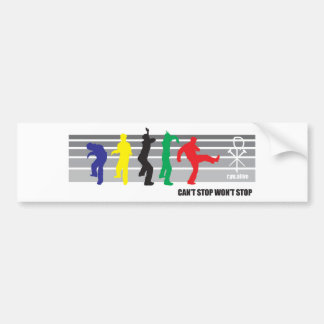 cant stop wont stop bumper sticker