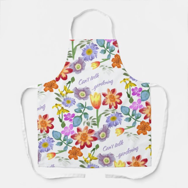 Can't Talk, Gardening Apron (Front)
