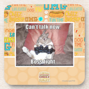 Can't talk now, boss fight. coaster
