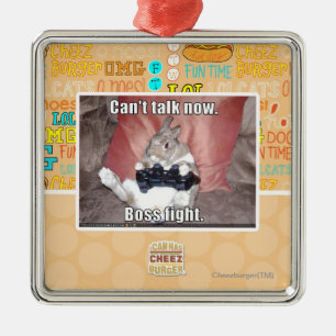 Can't talk now, boss fight. metal tree decoration