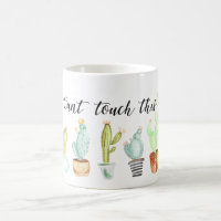Can't Touch This | Cactus Watercolor