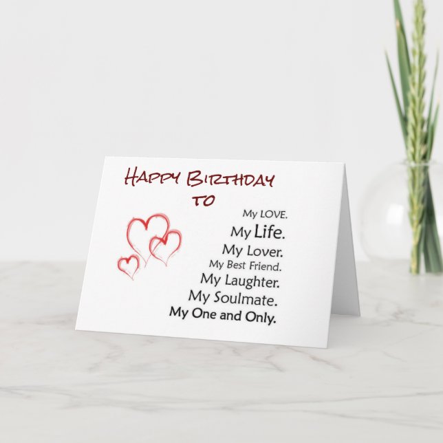 CAN'T WAIT TO *CELEBRATE YOU* LOVE BIRTHDAY CARD (Front)