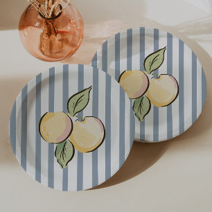 Can't Wait to Squeeze You Citrus Baby Shower Paper Plate
